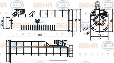Behr-Hella 8MA 376 755-091 Expansion tank 8MA376755091