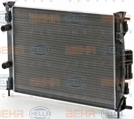 Radiator, engine cooling Behr-Hella 8MK 376 700-684