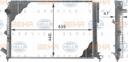 Behr-Hella 8MK 376 706-561 Radiator, engine cooling 8MK376706561