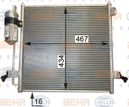 Behr-Hella 8FC 351 343-581 Cooler Module 8FC351343581