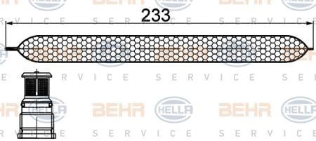 Behr-Hella 8FT 351 200-251 Dryer, air conditioner 8FT351200251
