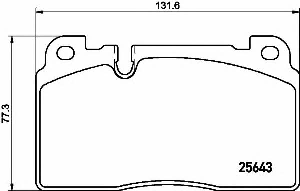 Hella-Pagid 8DB 355 021-331 Brake Pad Set, disc brake 8DB355021331