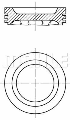 Mahle Original 029 65 00 Piston set 0296500