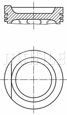 Mahle Original 029 88 00 Piston set 0298800