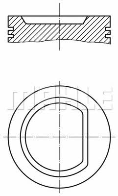 Mahle Original 030 32 02 Piston set 0303202