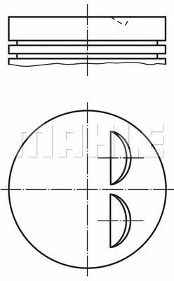 Mahle Original 030 33 01 Piston set 0303301