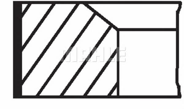 PISTON RINGS, SET Mahle Original 030 40 V1