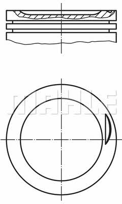 Mahle Original 030 83 01 Piston set 0308301