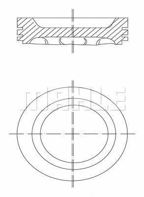 Mahle Original 031 88 00 Piston set 0318800