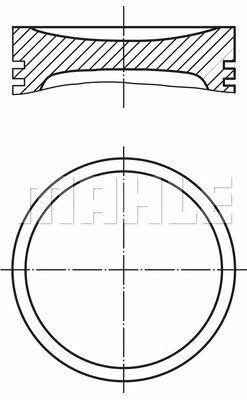 Mahle Original 034 18 01 Piston set 0341801