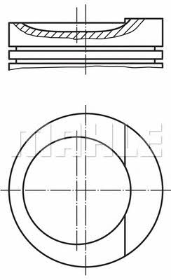 Mahle Original 034 79 02 Piston set 0347902