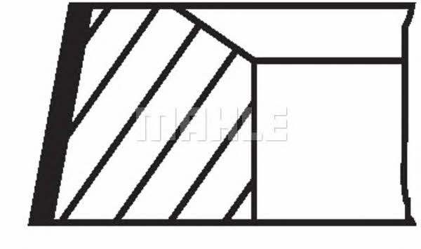 PISTON RINGS, SET Mahle Original 037 RS 00113 0N0