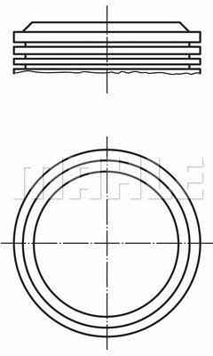 Mahle Original 039 53 00 Piston set 0395300