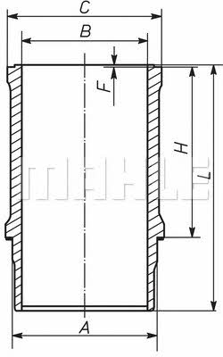 Mahle Original 039 WN 24 Liner 039WN24