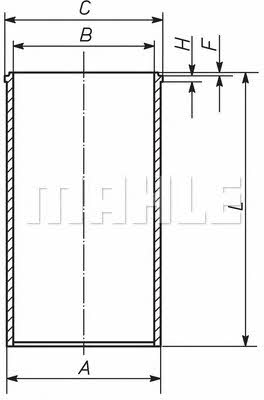 Mahle Original 043 WT 61 Liner 043WT61