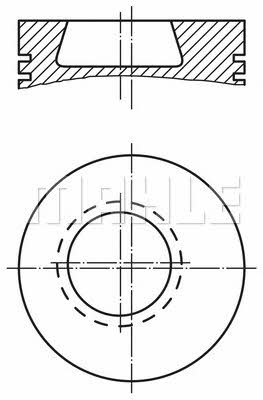 Mahle Original 003 84 10 Piston set 0038410