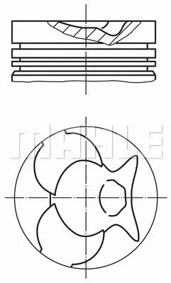 Mahle Original 002 49 04 Piston set 0024904