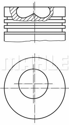 Mahle Original 008 94 00 Piston set 0089400