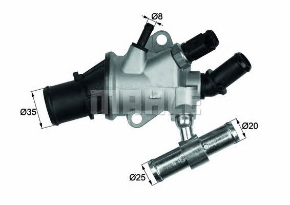 Mahle/Behr TI 157 88 Thermostat, coolant TI15788