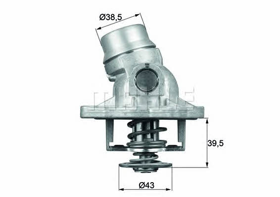 TI3288 Mahle/Behr Thermostat housing