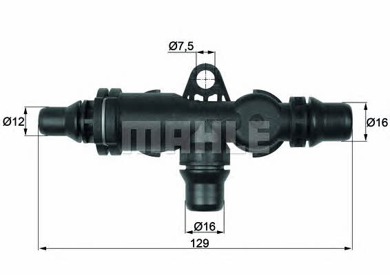 Mahle/Behr TO 4 82 Thermostat, coolant TO482