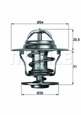 Buy Mahle/Behr TX 13 80D at a low price in United Arab Emirates!