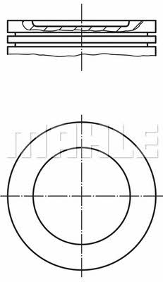 Mahle Original 007 09 01 Piston set 0070901