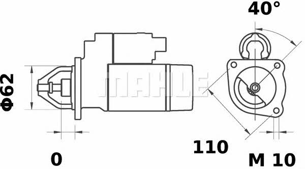 Mahle Original MS 7 Starter MS7