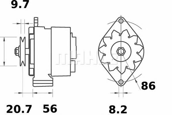 Buy Mahle Original MG 396 at a low price in United Arab Emirates!