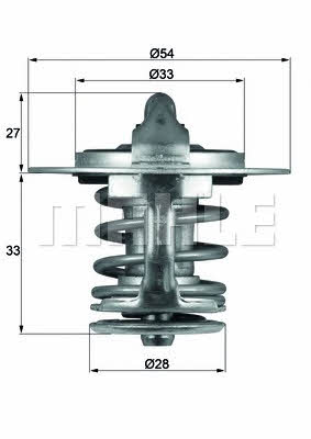 Mahle/Behr TX 84 77 Coolant thermostat TX8477 TX8477 Mahle/Behr Coolant thermostat
