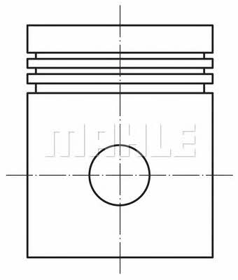 Piston Mercedes S-Class: 0017601 Mahle Original Piston set