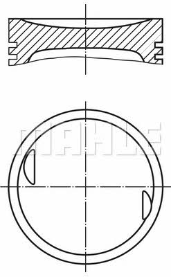 Mahle Original 002 27 00 Piston set 0022700