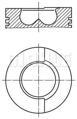 Mahle Original 008 29 00 Piston set 0082900 0082900 Mahle Original Piston set