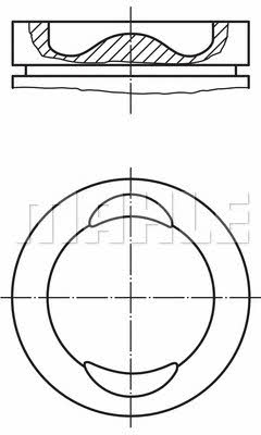 Mahle Original 029 92 00 Piston set 0299200