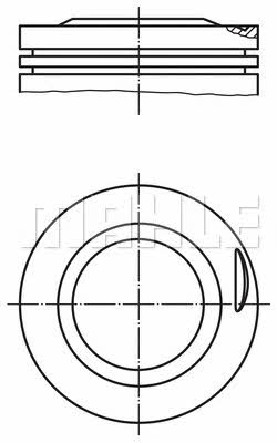 Mahle Original 081 75 02 Piston set 0817502