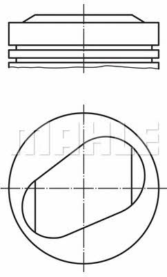 Mahle Original 081 92 00 Piston set 0819200