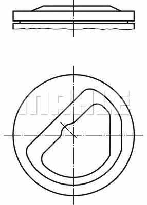 Mahle Original 082 08 02 Piston set 0820802