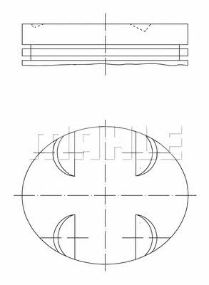 Mahle Original 083 15 00 Piston set 0831500