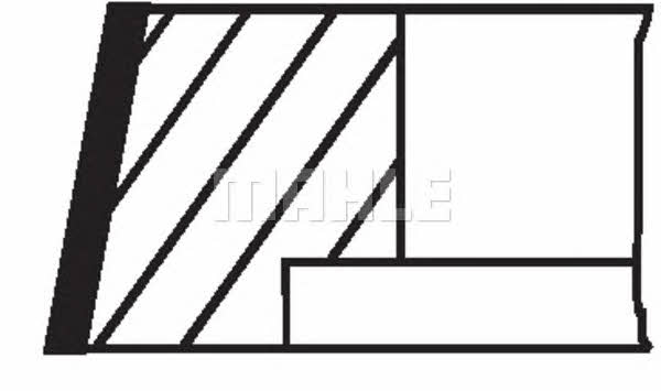 PISTON RINGS, SET Mahle Original 009 13 N1
