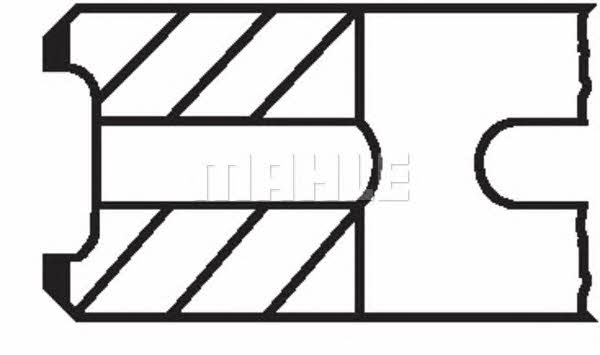 Mahle Original 201 42 N0 PISTON RINGS, SET 20142N0