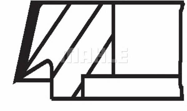 PISTON RINGS, SET Mahle Original 007 RS 00105 0N0