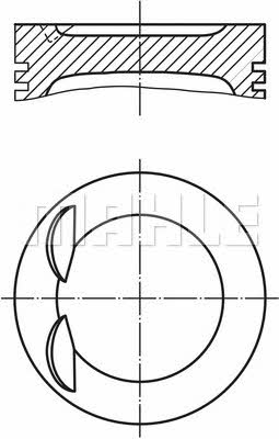 Piston Audi Q5: 028PI00119000 Mahle/Perfect circle Piston set