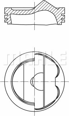 Piston Audi A8: 028PI00125000 Mahle/Perfect circle Piston set