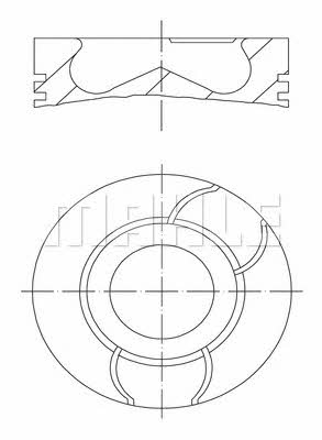 Mahle/Perfect circle 061 PI 00134 000 Piston set 061PI00134000