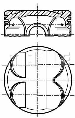 Mahle/Perfect circle 081 PI 00101 000 Piston set 081PI00101000