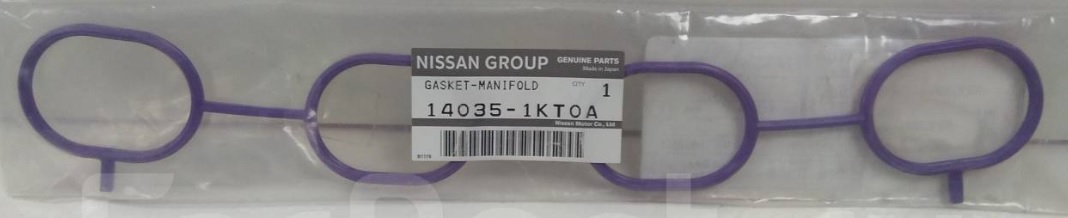Air inlet manifold gasket Nissan Qashqai: 140351KT0A Nissan Intake manifold gasket