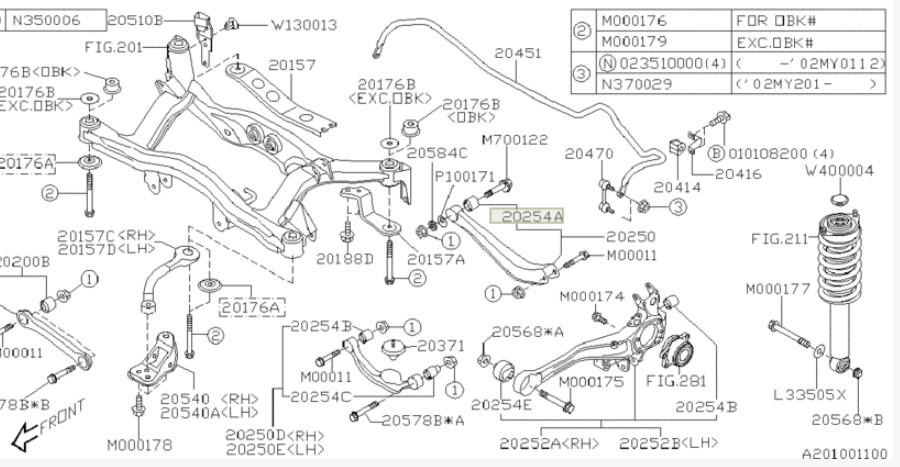 Buy Subaru 20254AE010 at a low price in United Arab Emirates!