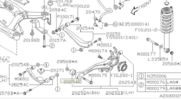 Buy Subaru 20254AE050 – good price at EXIST.AE!