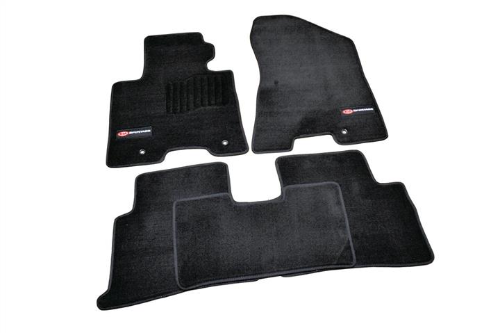 AVTM BLCLX1282 Floor mats pile Kia Sportage (2015-) / black, Premium BLCLX1282