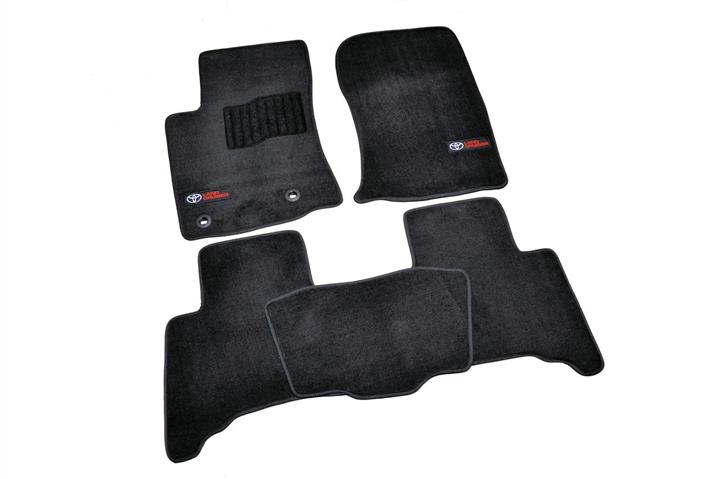 AVTM BLCLX1638 Floor mats pile Toyota Prado 150 (2013-) 5 seats / black, Premium BLCLX1638